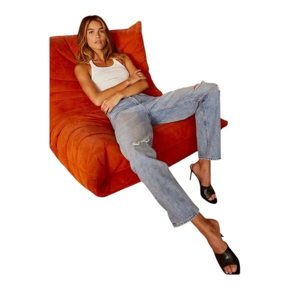 Denim Forum The Bonet High Rise Loose Jean - Picture 1 of 5